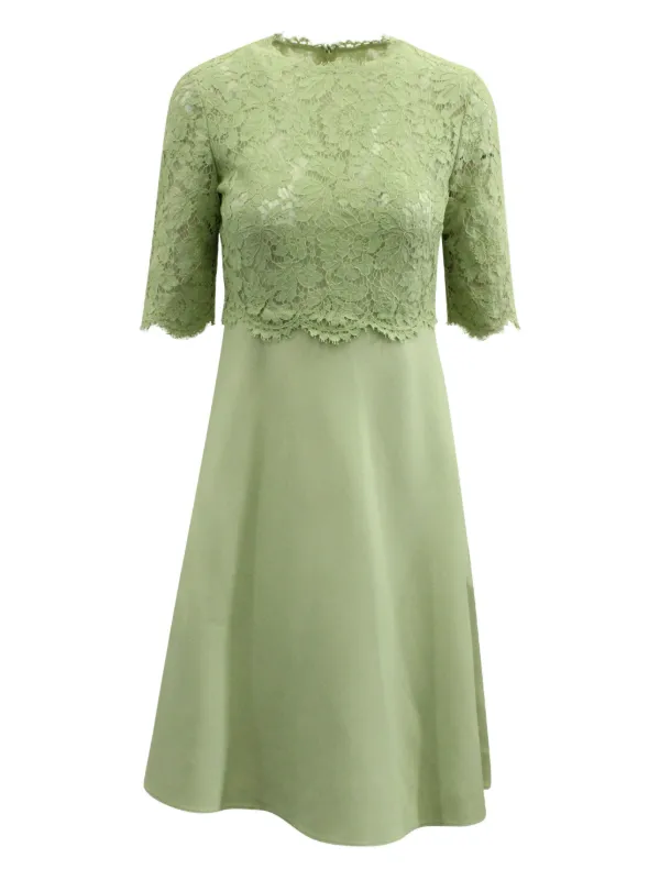 rm richards lace and sequin jacket dress Knee-Length Lace Semi-Formal Dress with Jacket– PromGirl
