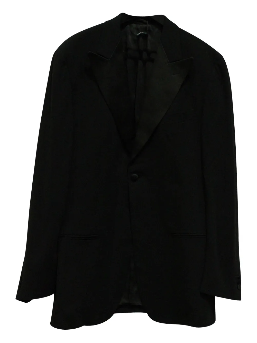 Pre-owned Giorgio Armani Soho Tuxedo Jacket In Black