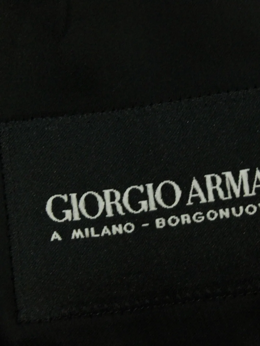 Pre-owned Giorgio Armani Soho Tuxedo Jacket In Black