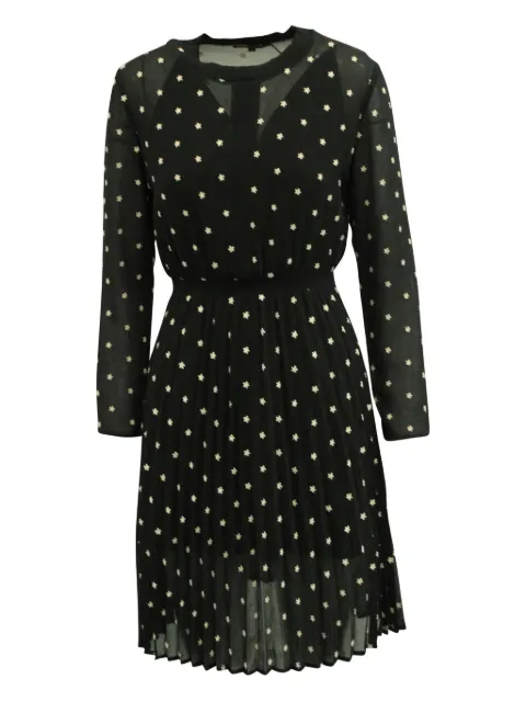 Maje floral-print pleated dress