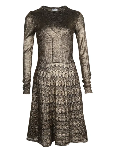 Temperley London Gemustertes Strick-Minikleid