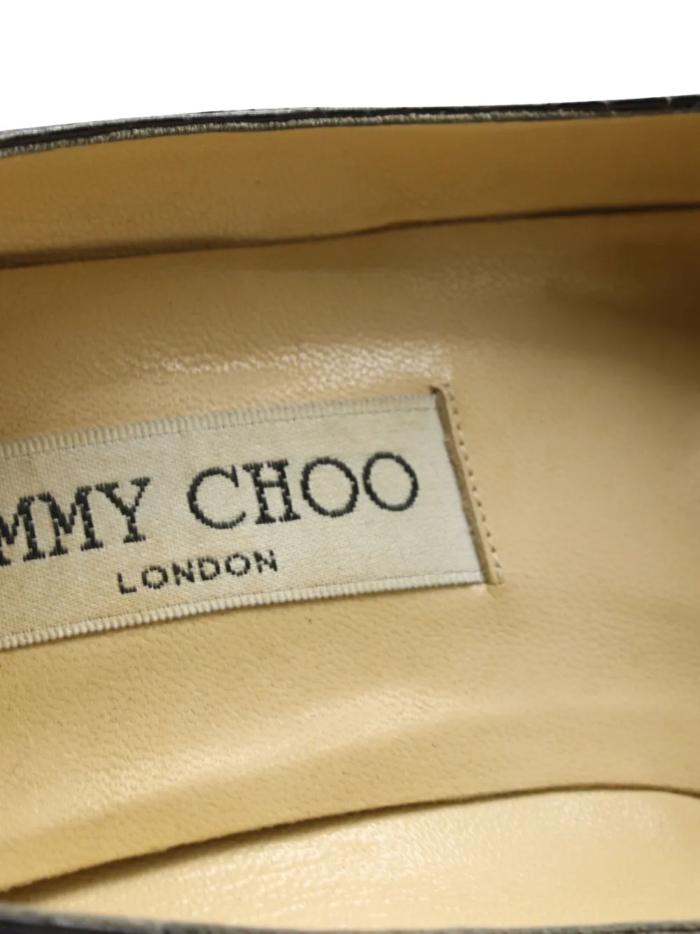 Pre-owned Jimmy Choo Snakeskin Pumps In Purple