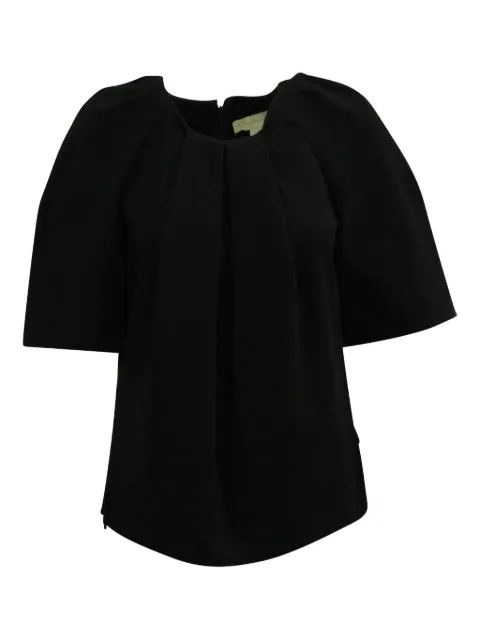 Stella McCartney Pre-Owned pleated-neckline wide-sleeve top