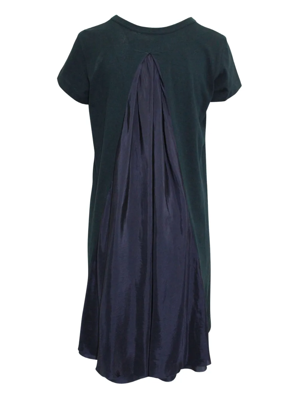 Sacai short-sleeve mini dress - Blauw