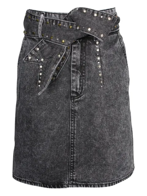 SANDRO falda corta Fredie con apliques