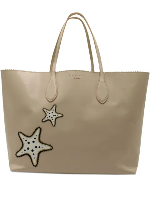 Rochas Vintage leather tote bag