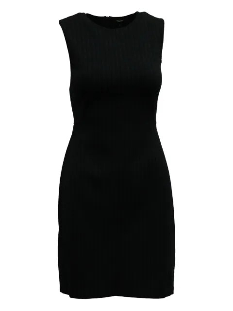 Theory ribbed sleeveless mini dress