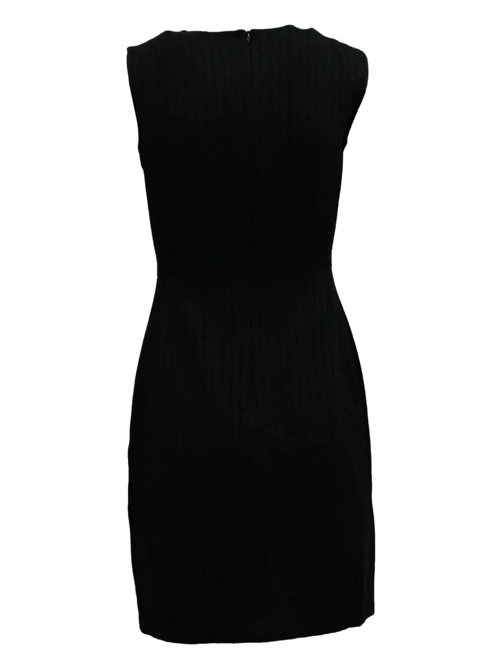 Theory ribbed sleeveless mini dress - Blauw