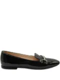 Tod's Double T patent leather loafers - Black