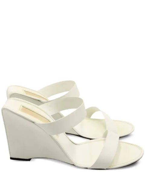 Michael Kors Vintage 100mm leather wedge mules