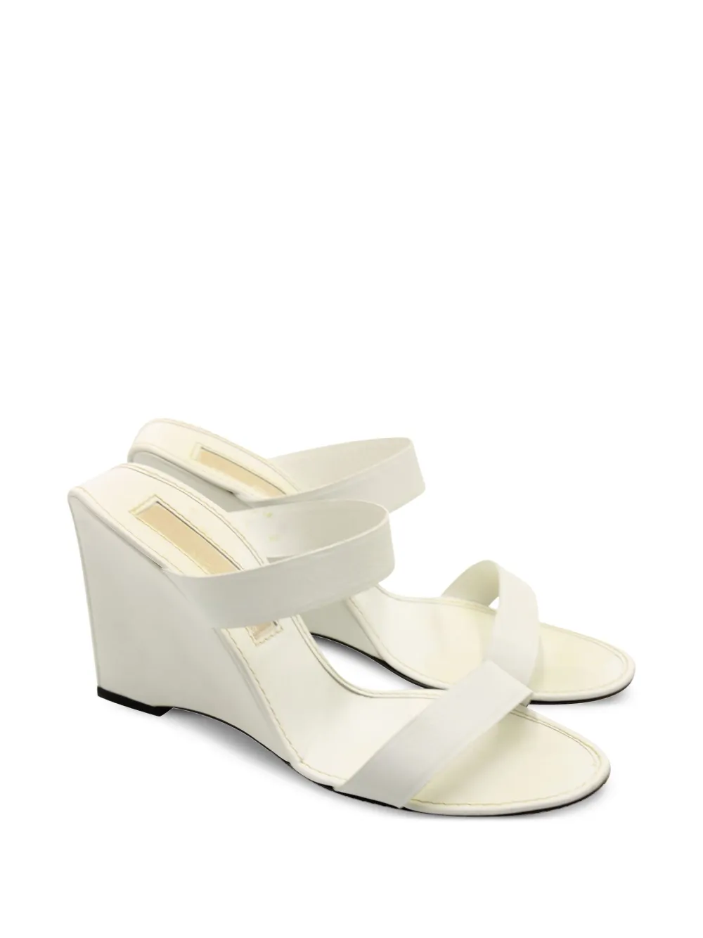 Michael Kors Vintage 100mm leather wedge mules | Image 2