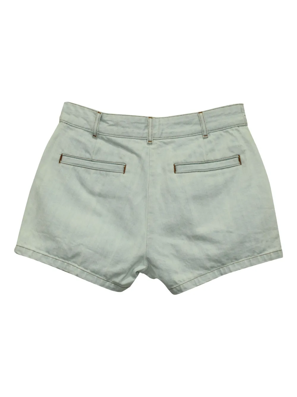 A.P.C. button-fly denim shorts - Blauw