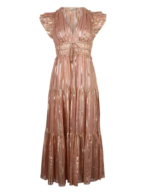 Ulla Johnson Justyne  tiered striped midi dress
