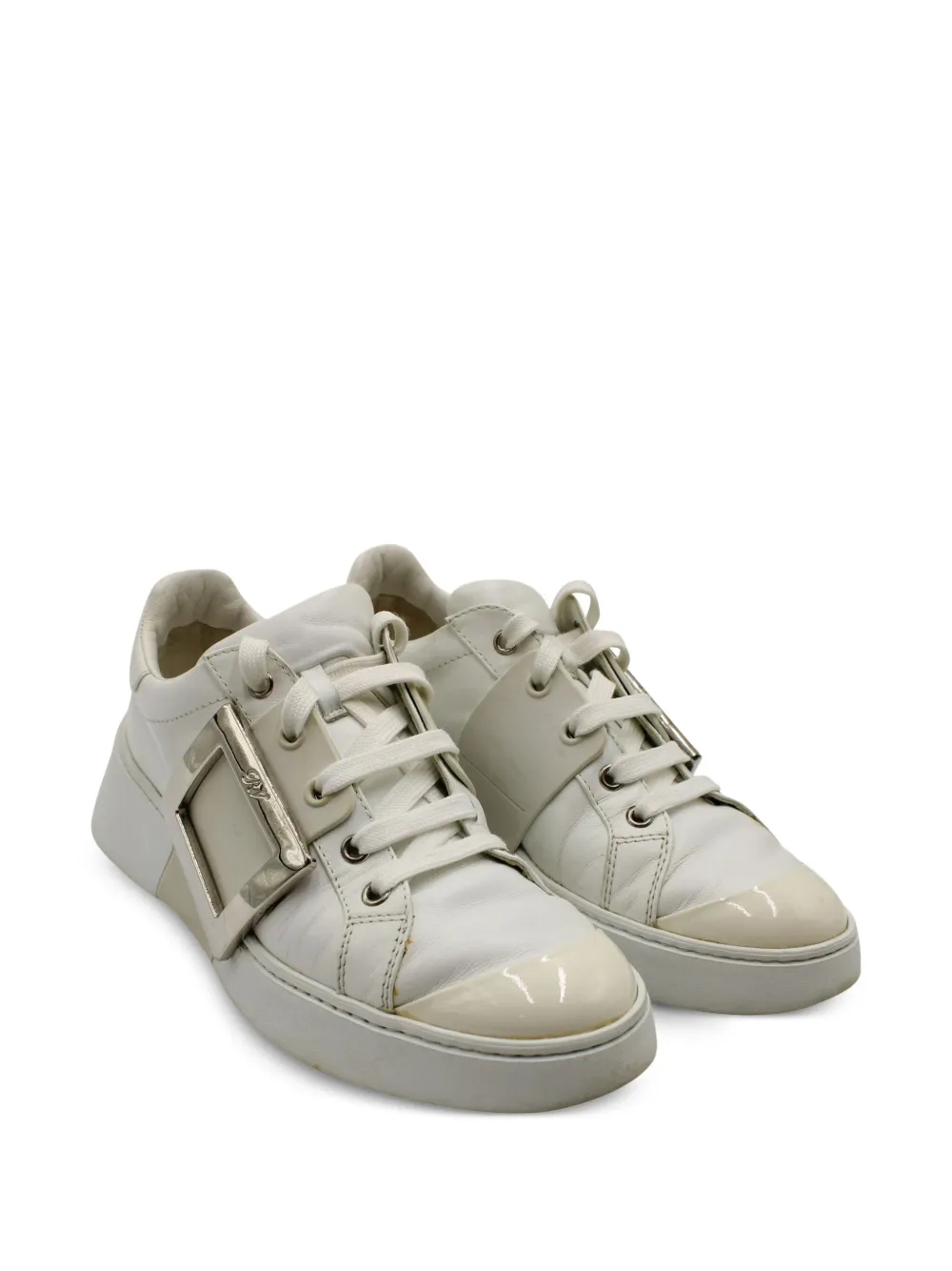 Roger Vivier Vintage Viv Skate metal-buckle sneakers | Image 2