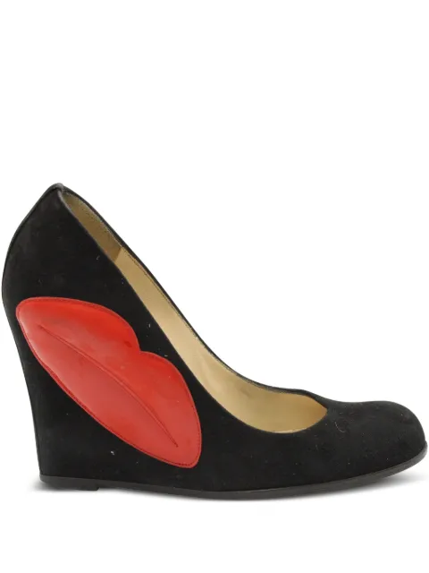 Christian Louboutin Pre-Owned Kiss Me wedge pumps