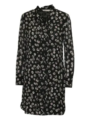 Nina Ricci ポルカドット ラッフルドレス | ブラック | FARFETCH JP