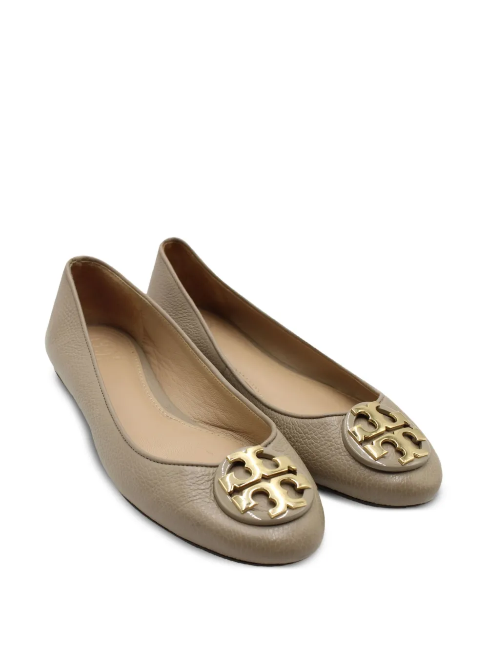 Tory Burch Reva logo-detail round-toe ballet flats | Image 2
