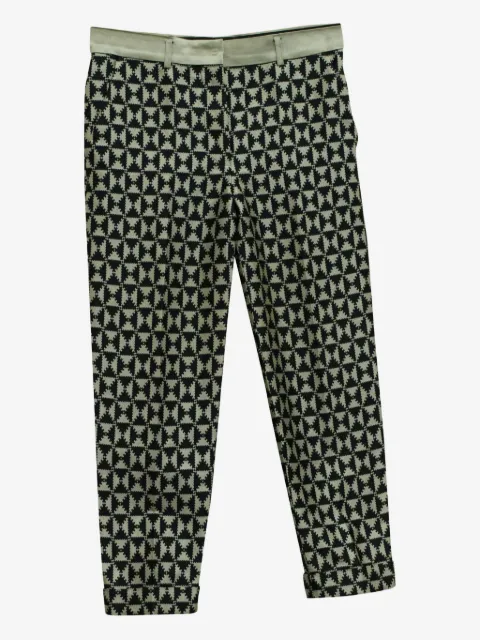 Haider Ackermann geometric-print trousers