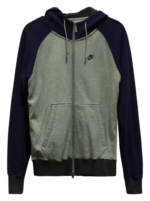 Nike Vintage raglan-sleeve zip-up hoodie