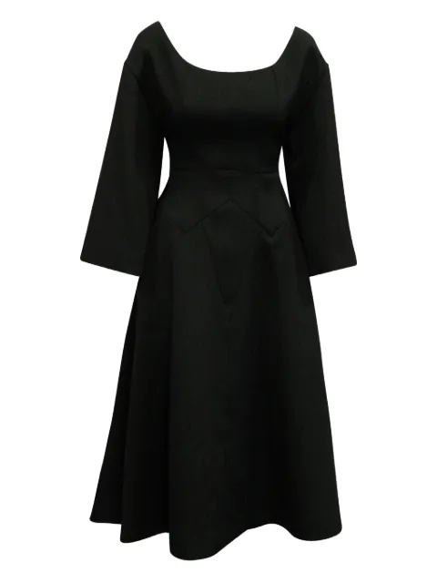 Emilia Wickstead long-sleeve A-line midi dress