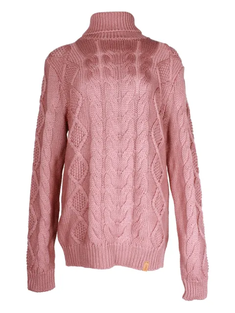 Tod's Vintage cable-knit turtleneck sweater