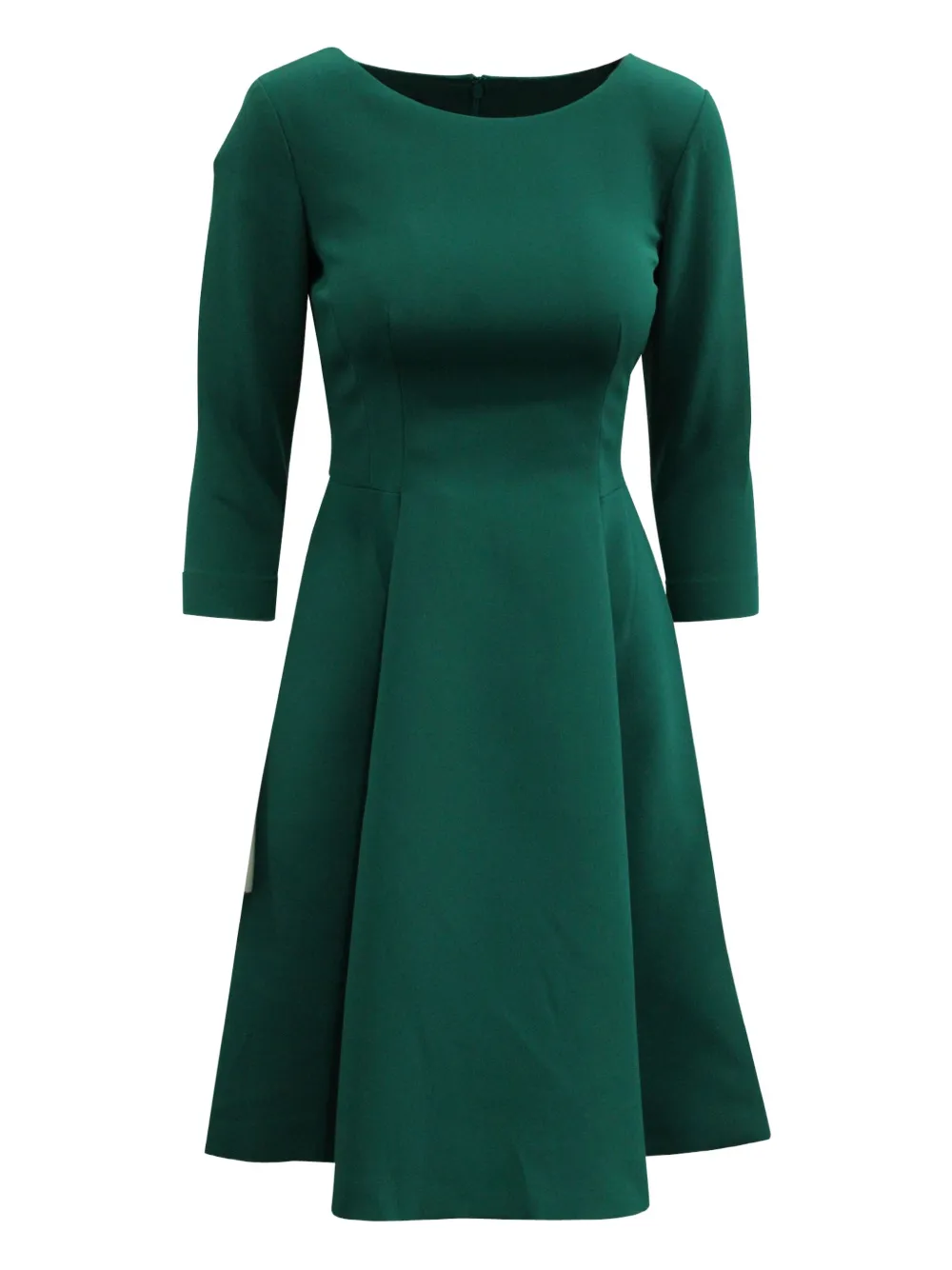 Alberta Ferretti Vintage long-sleeve flared dress | Green | Image 1