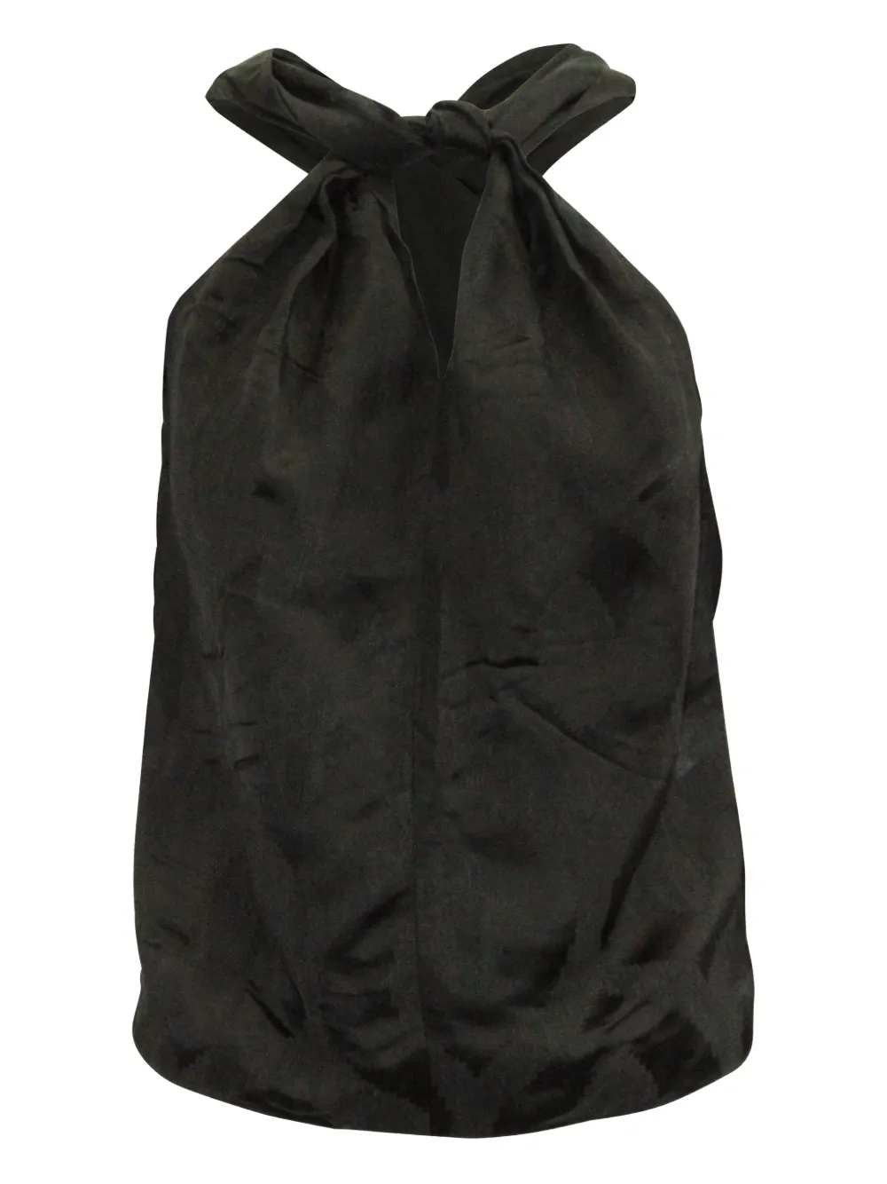 Isabel Marant Vintage twist-detail halterneck blouse | Black | Image 1