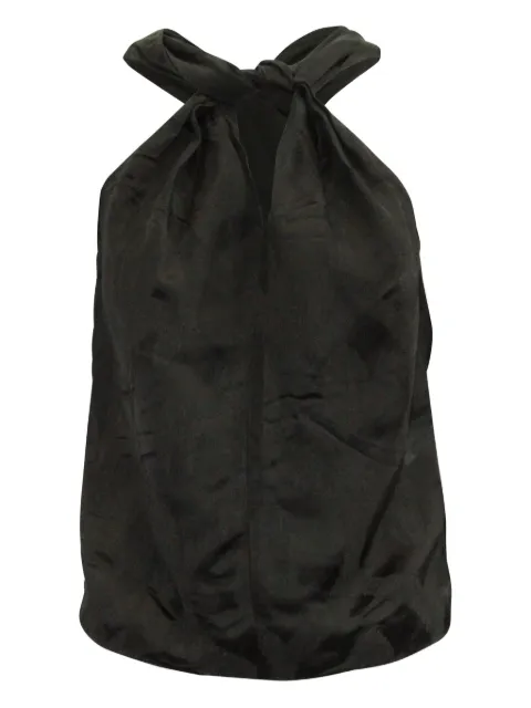 Isabel Marant Vintage twist-detail halterneck blouse