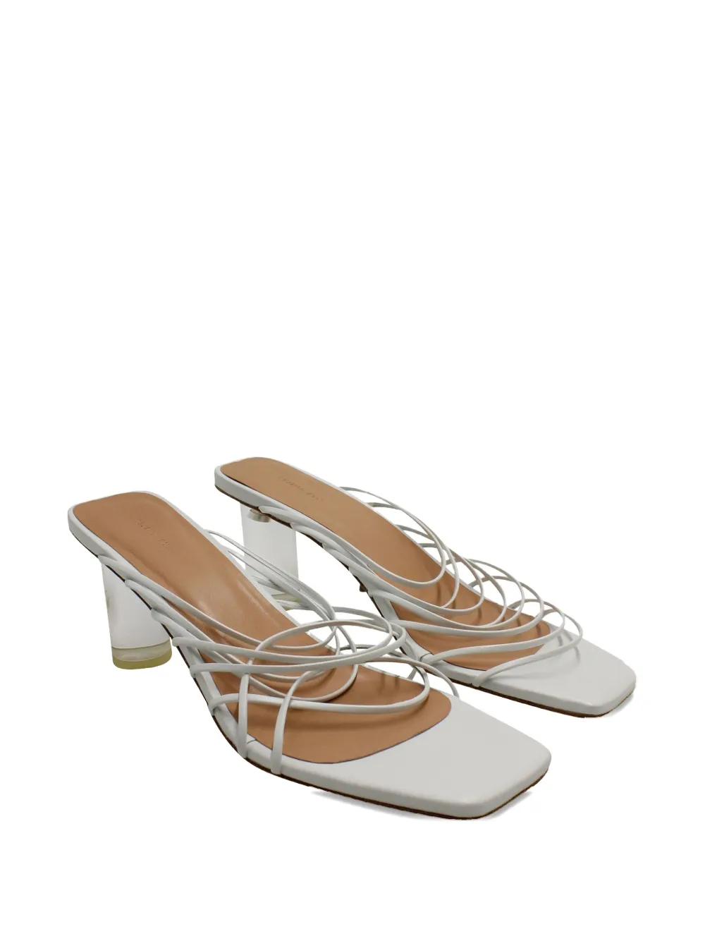Rejina Pyo Zoe square-toe strappy sandals - Wit
