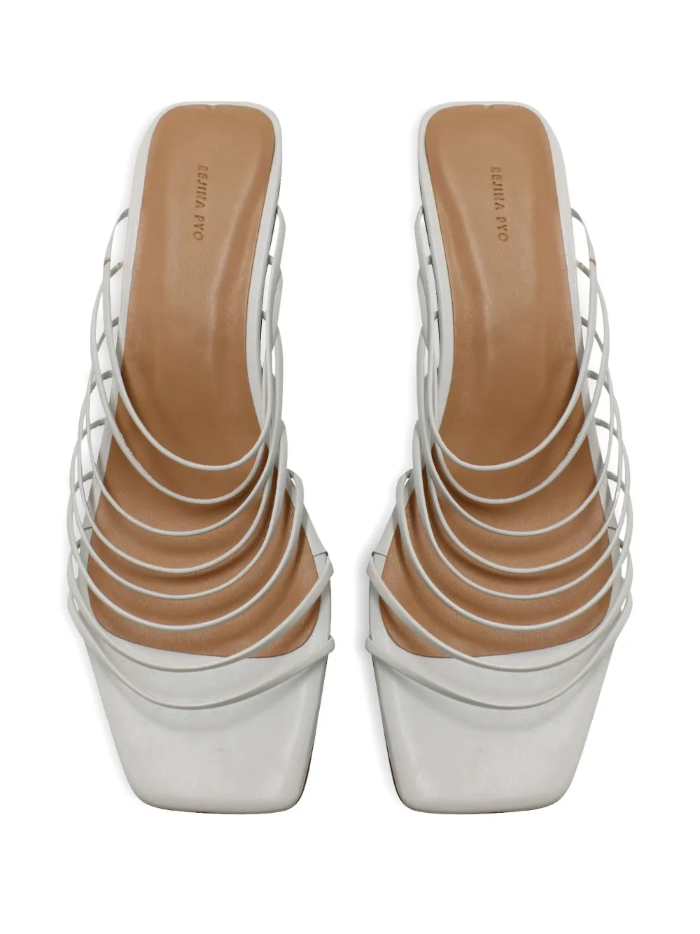 Zoe Square-Toe Strappy Sandals