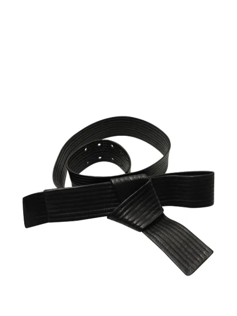 Lanvin Pre-Owned quilted leather belt
