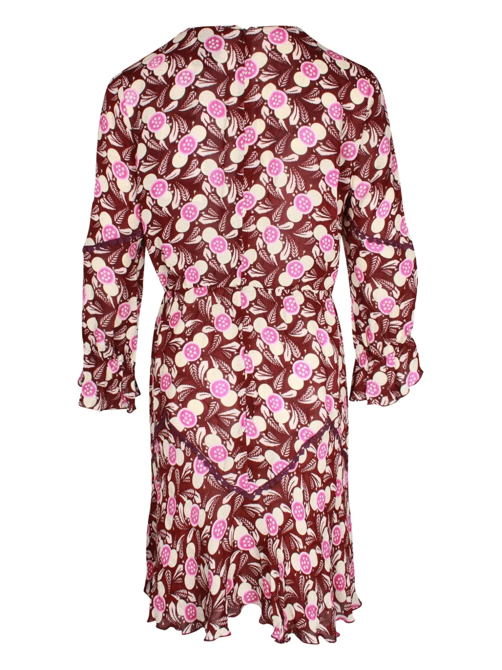 anna sui dress Floral Fantasy this Night Blooming dress falls softly through the frame Paisley Garden Border Dress by