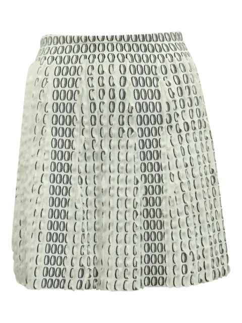 Alaïa Pre-Owned frill-detail skirt
