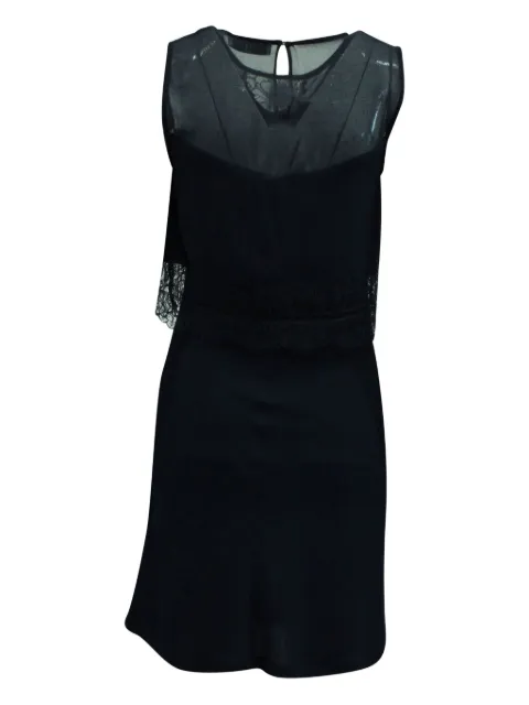 SANDRO robe courte à empiècements en dentelle