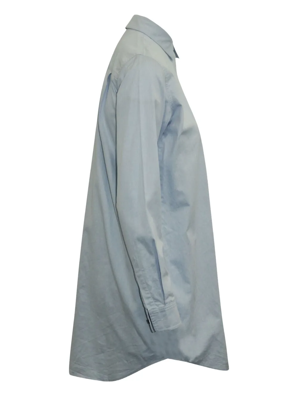 Pre-Owned Alexander Wang long-sleeve cotton shirt dress - Blauw