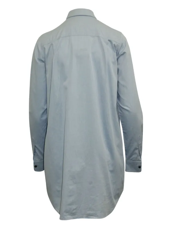 princess polly baby blue dress ALEXANDERWANG.T Cotton-poplin mini shirt dress main image 1