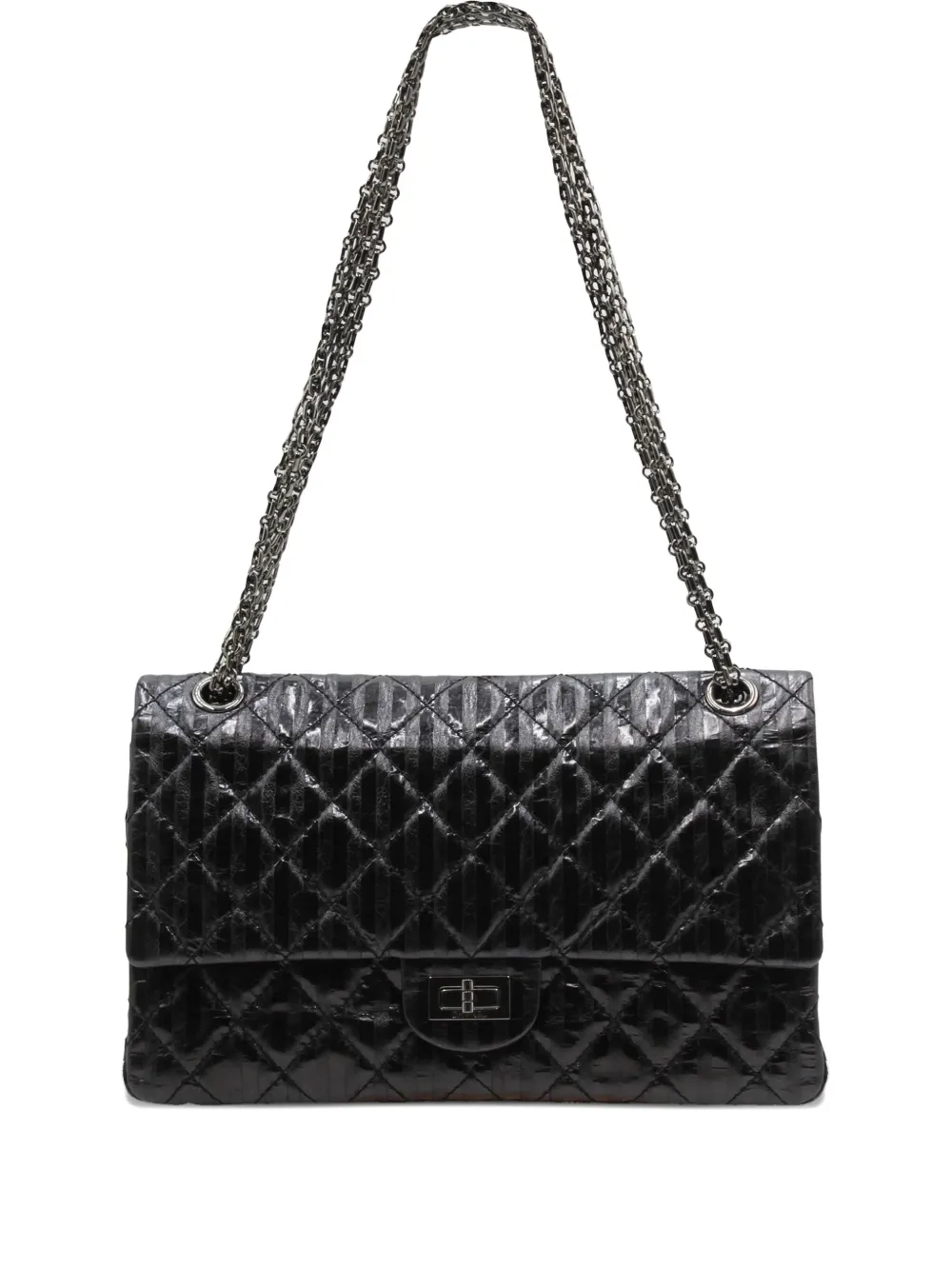 CHANEL Pre-Owned Reissue 2.55 ショルダーバッグ - ブラック