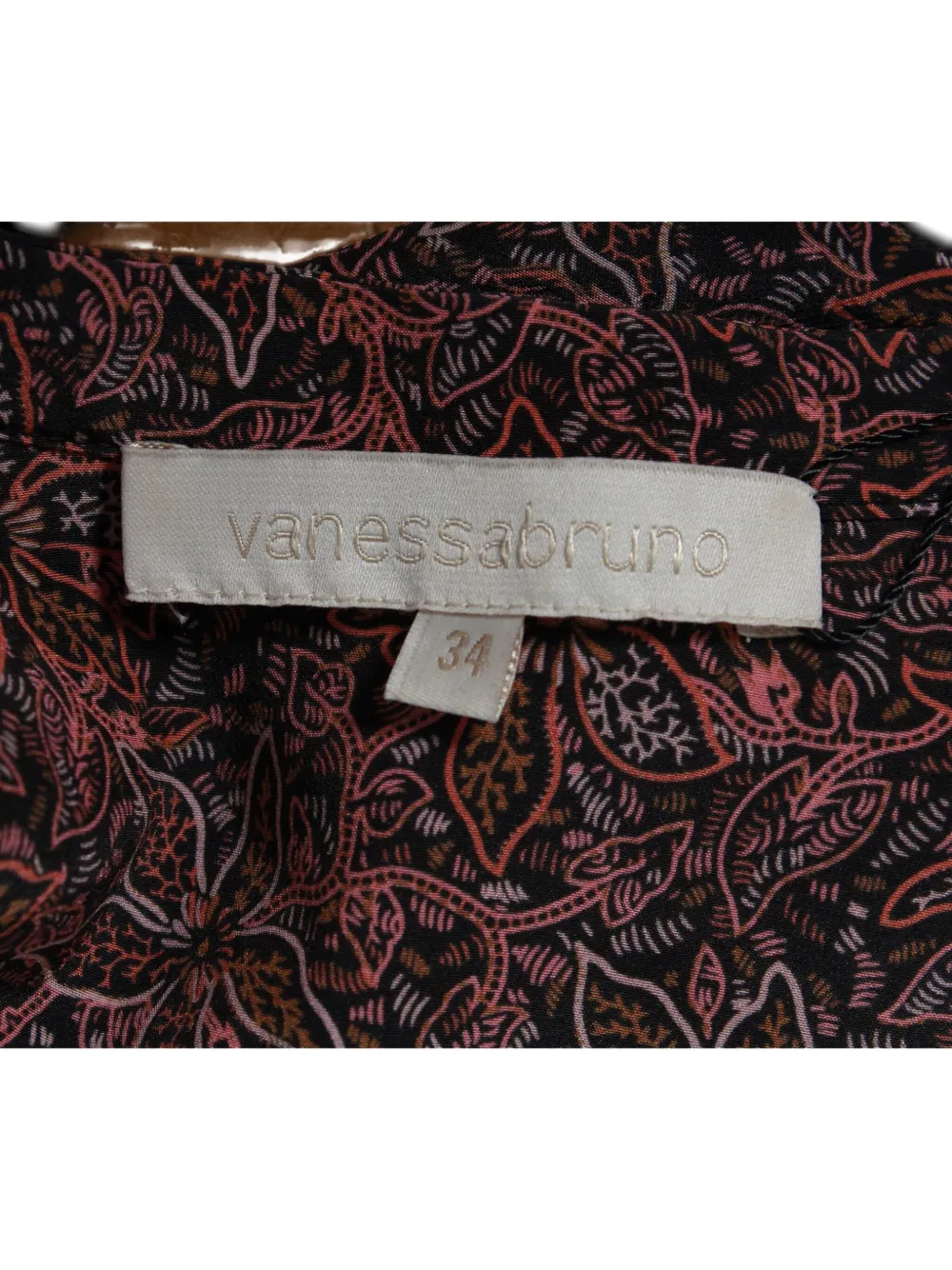 Pre-owned Vanessa Bruno Floral-print Ned Blouse In Pink