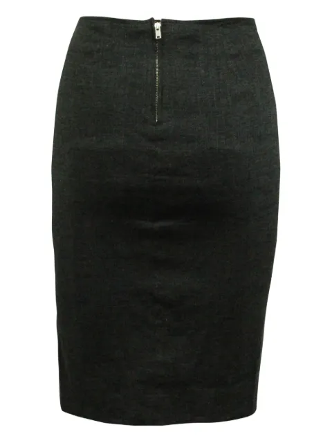 Isabel Marant Vintage ruched ruffle-detail skirt