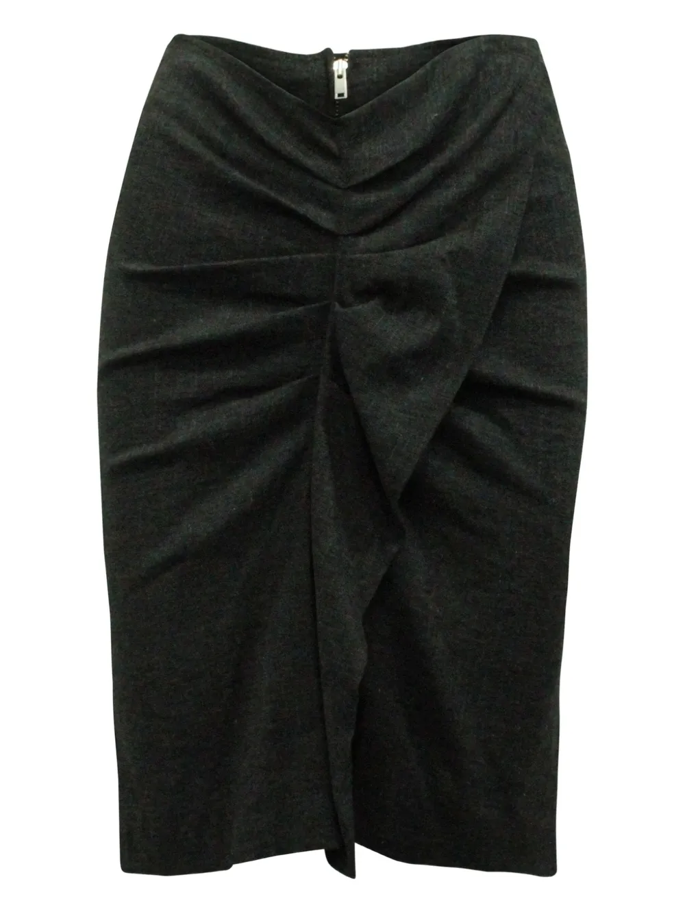 Isabel Marant Vintage ruched ruffle-detail skirt | Image 2
