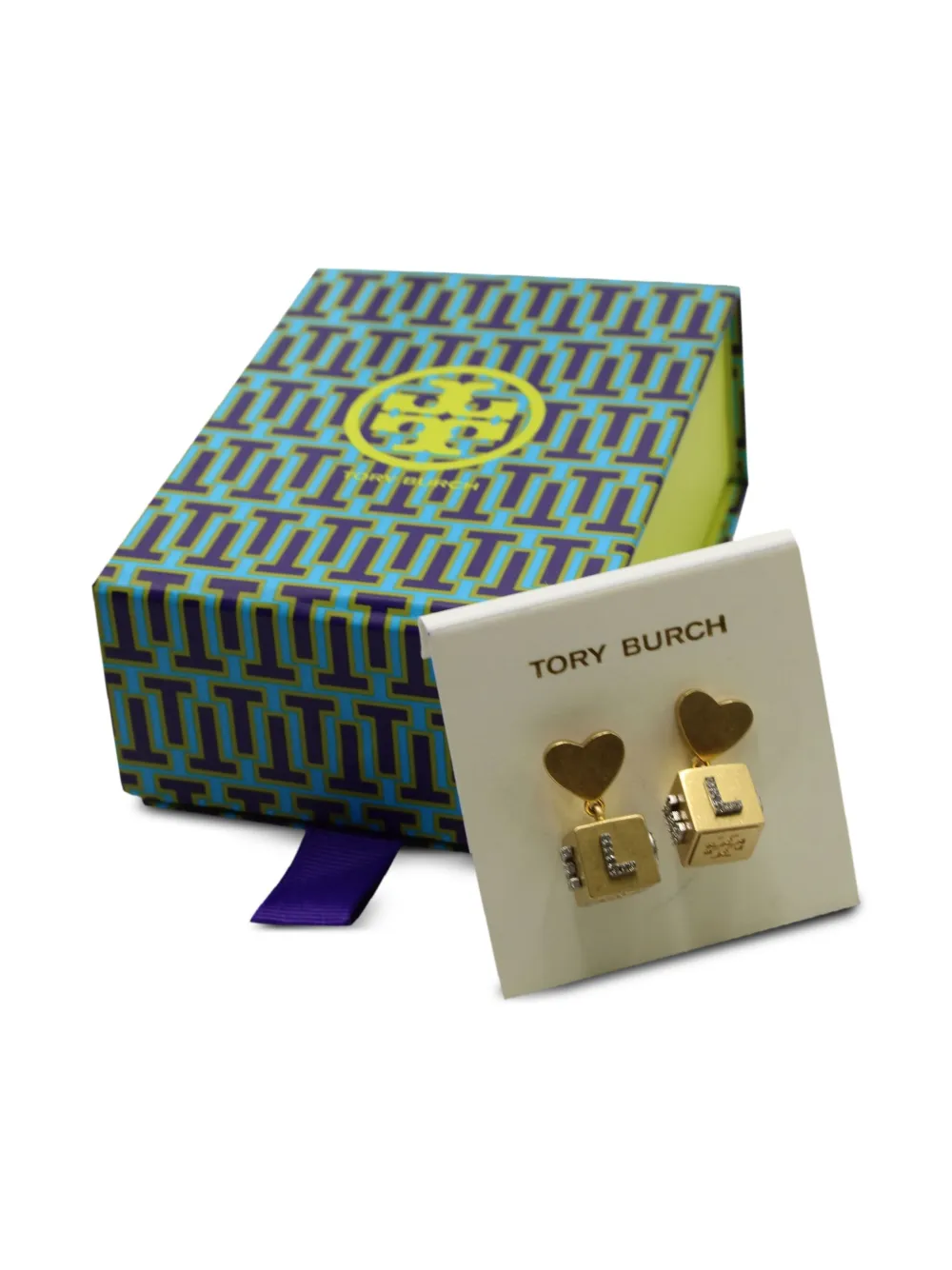 Tory Burch aretes Love Cube | Image 2