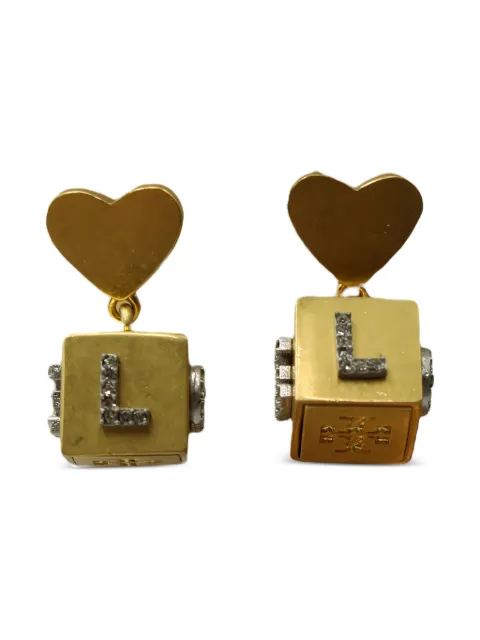 Tory Burch أقراط 'لوف كيوب'
