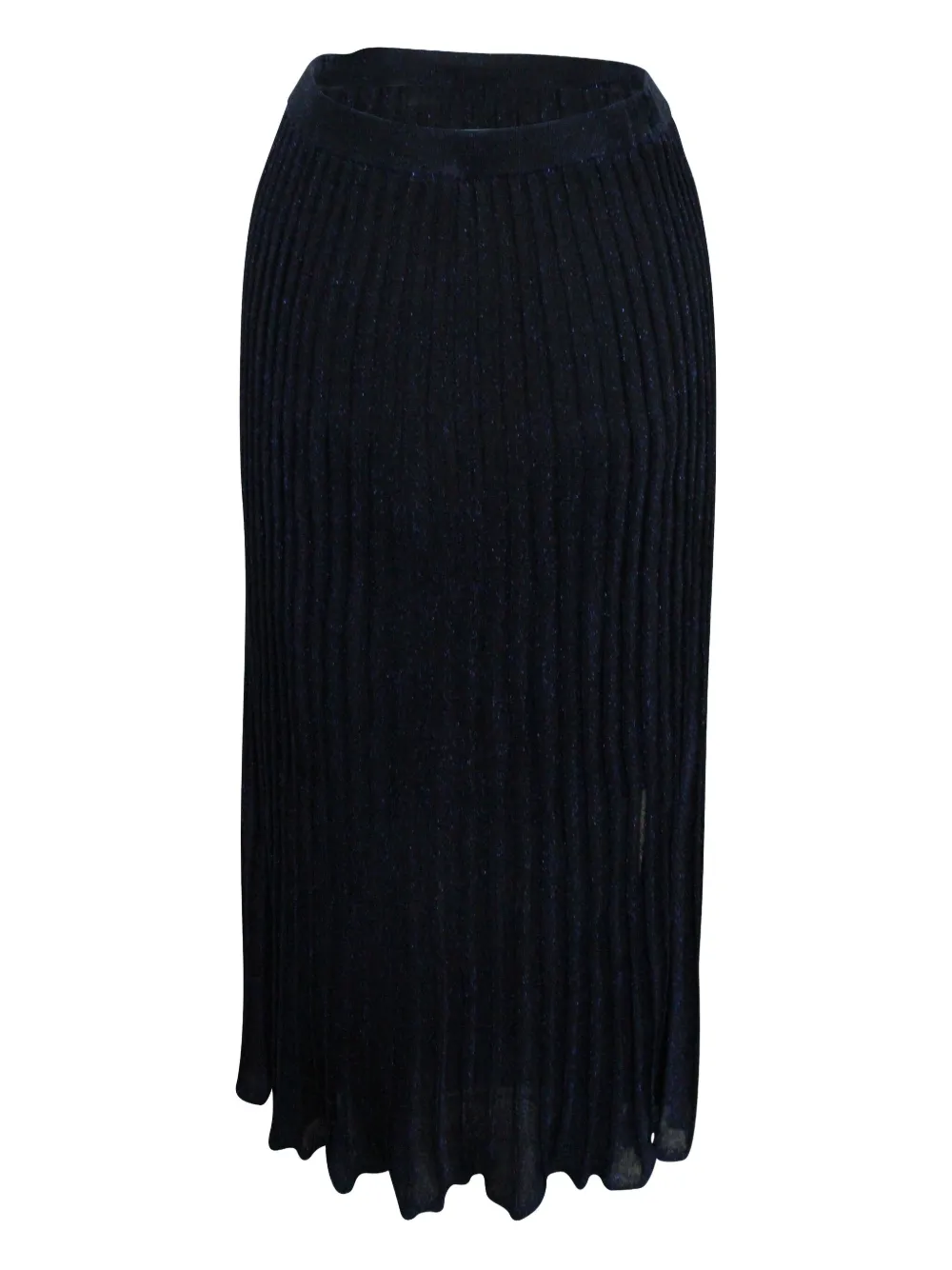 SANDRO pleated midi skirt - Blauw