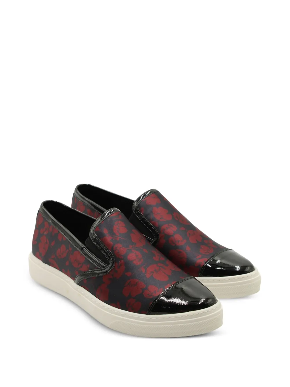 Mother Of Pearl floral-print patent-leather slip-on | Image 2