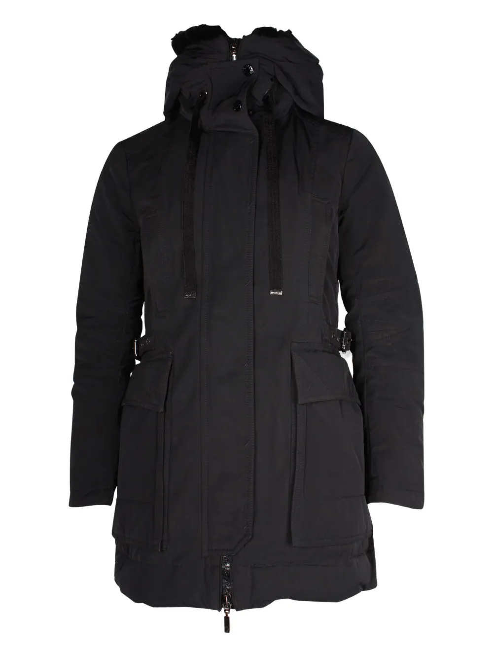 Moncler Vintage hooded coat | Black | Image 1