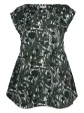 Marni Pre-Owned abstract-print sleeveless top - Green