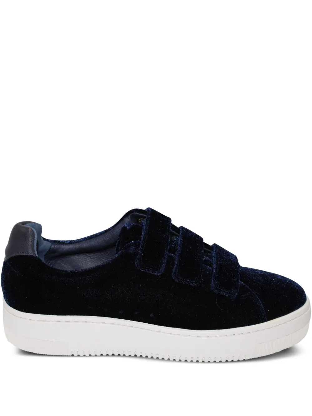 SANDRO velvet sneakers | Blue | Image 1