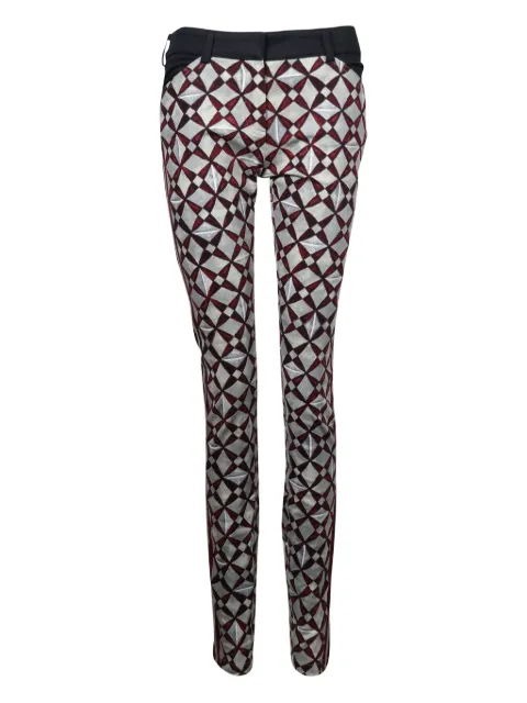 Balenciaga Pre-Owned geometric-print trousers