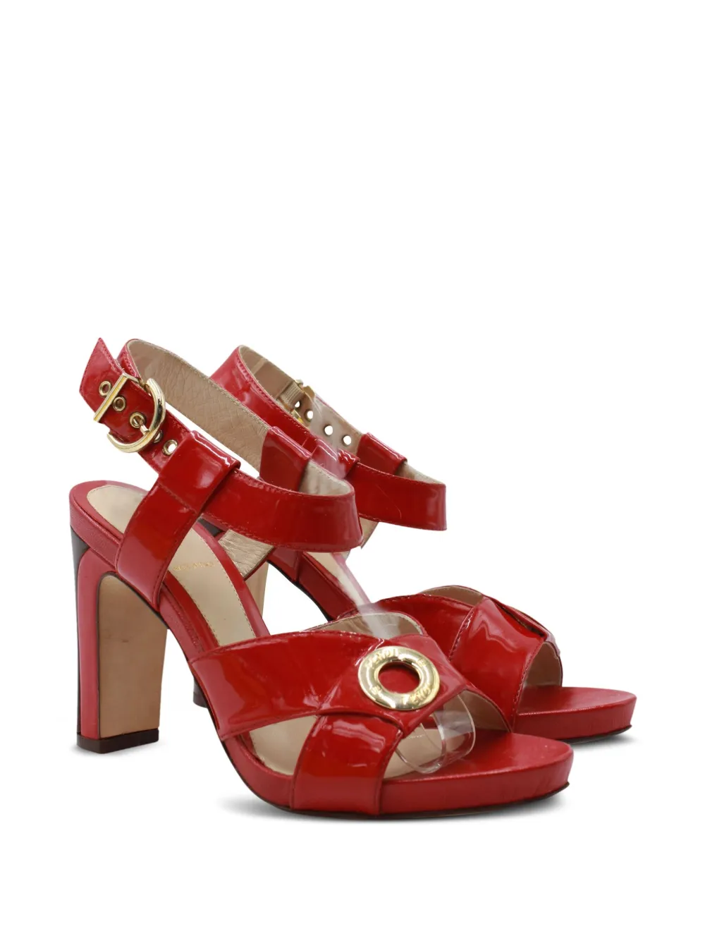Fendi Pre-Owned patent-leather ankle-strap sandals | Image 2