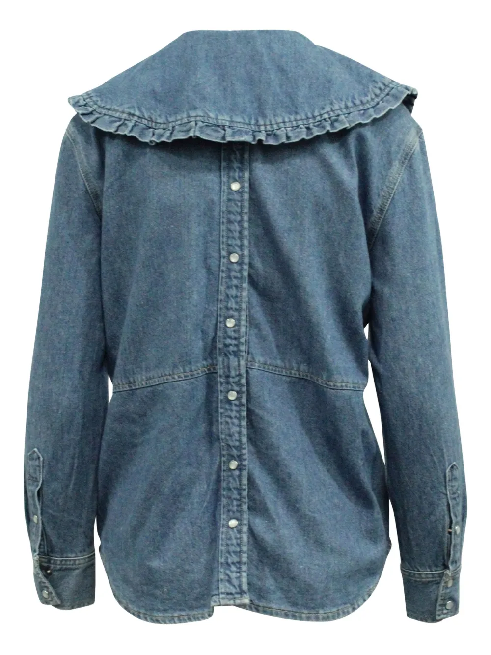 GANNI x Levis Peter Pan collar denim shirt | Image 2